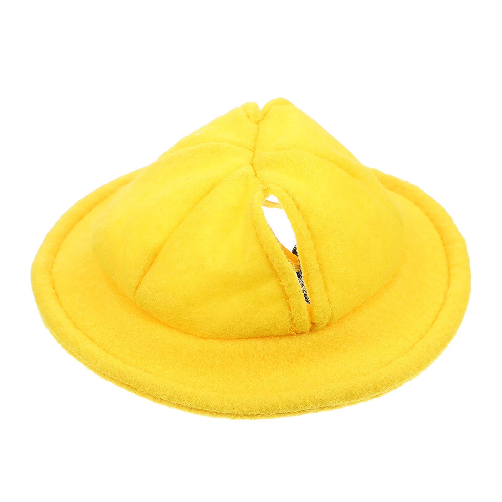 

1pcs Yellow Soft Felt Cute Design For Rabbit Guinea Pig Hamster Mini Pet Head Cover Bunny Hat Pet Costume Accessory Small