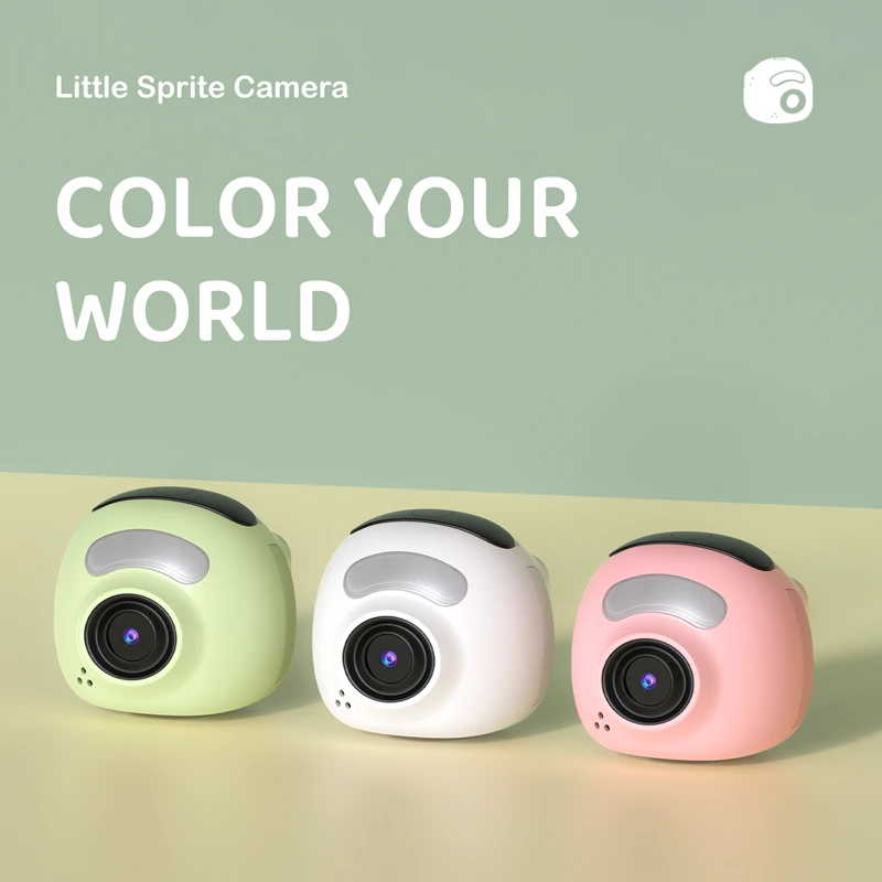 

Детская мини-камера Little Sprite 48 МП 1080P с экраном 1,47 дюйма, видеорекордер для видеоблогов с фильтрами, подарок для школьников и путешественников