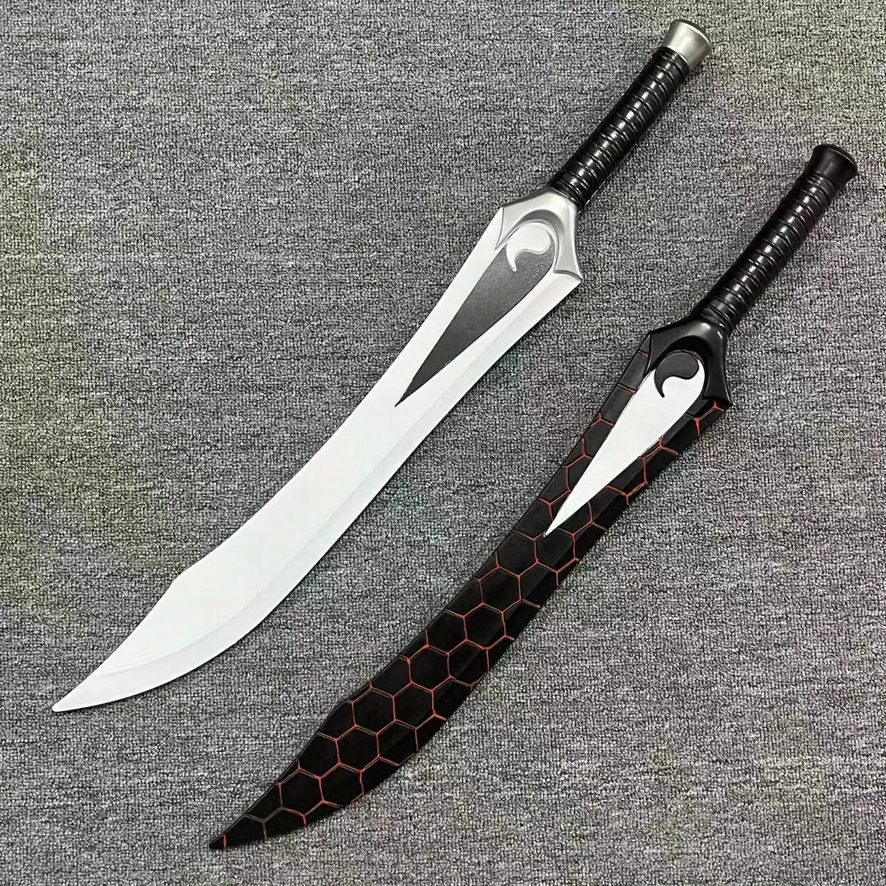 

29 дюймов PU Fate Stay Night Katana аниме дамасский меч косплей реквизит ниндзя нож настоящая японская катана самурай оригинальная игрушка сабля