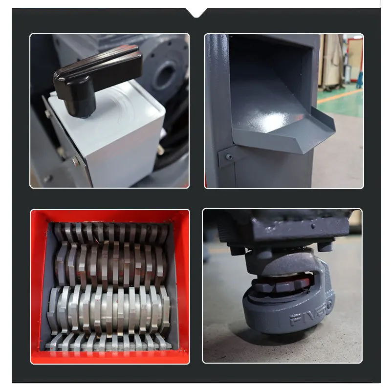 Laboratory Small Dual-Axis Shredder For Food Medical Waste, Cardboard, Wood, And Cans