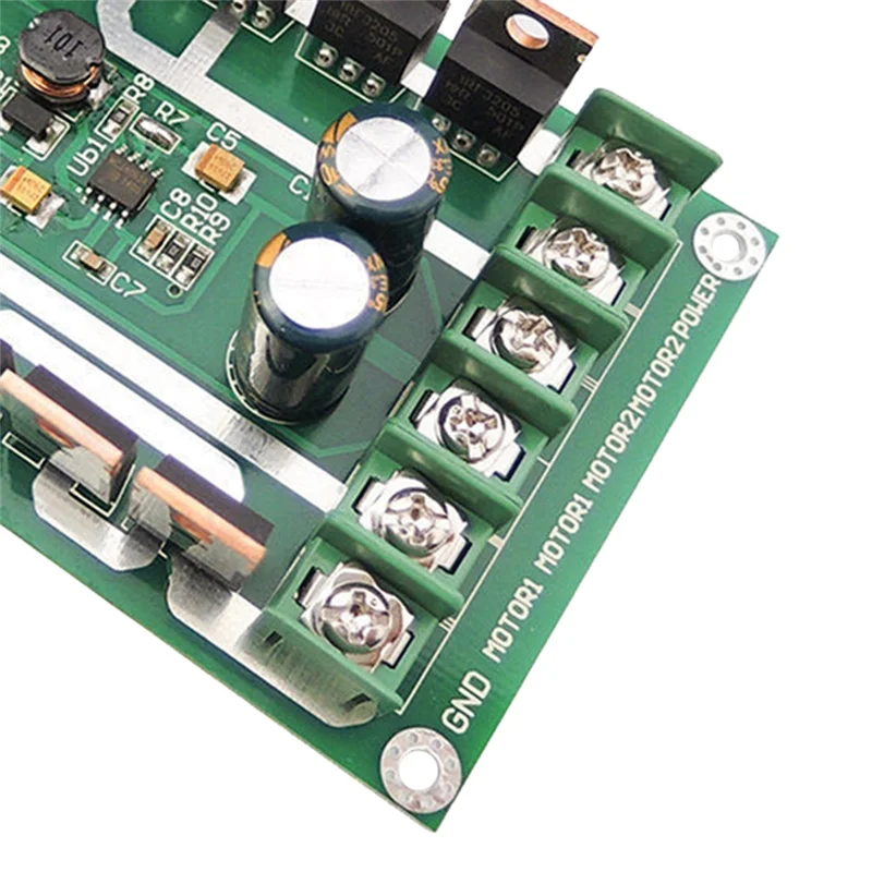 RA-Dual Motor Driver Module Board H Bridge DC PWM Motor Driver Board met MOSFET Driver Chip MOSFET IRF3205 3-36V
