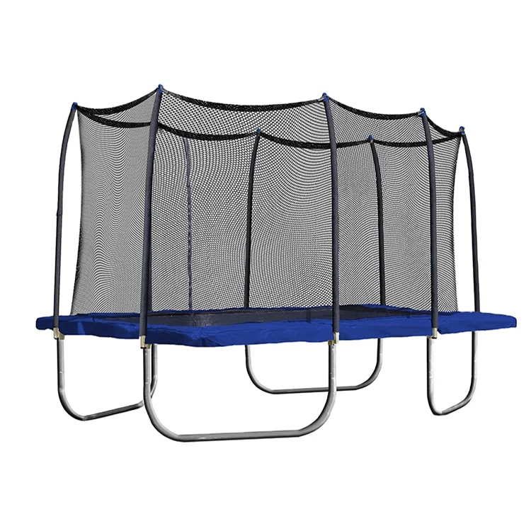 dn-Sundow Good Quality Unique Unisex Outdoor Rectangular Kids Trampolines With Safety Net！