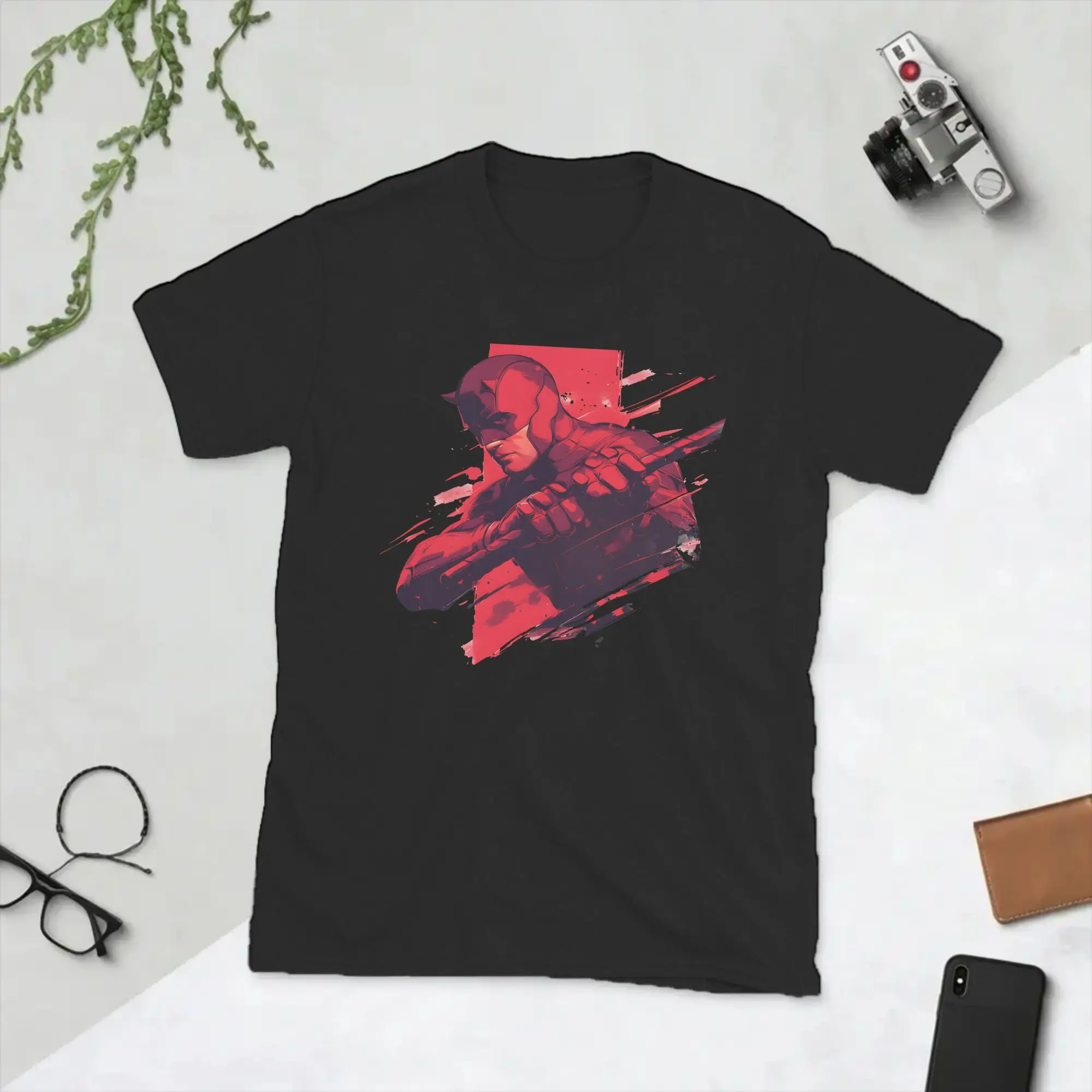 Daredevils Anime Cartoon T Shirt Men's  Cotton Vintage T-Shirt O Neck  Tees Short Sleeve Clothes Gift Idea