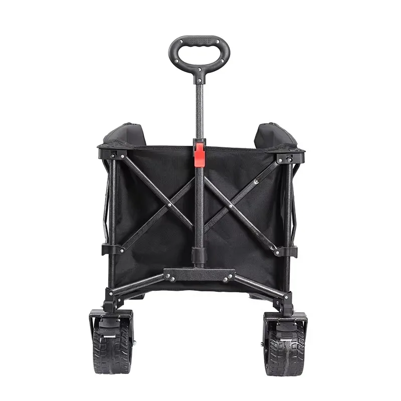 

New Fashion Garden Cart Utility Wagon Rear Opening Push Pull Heavy Duty Folding Utility Wagon Cart