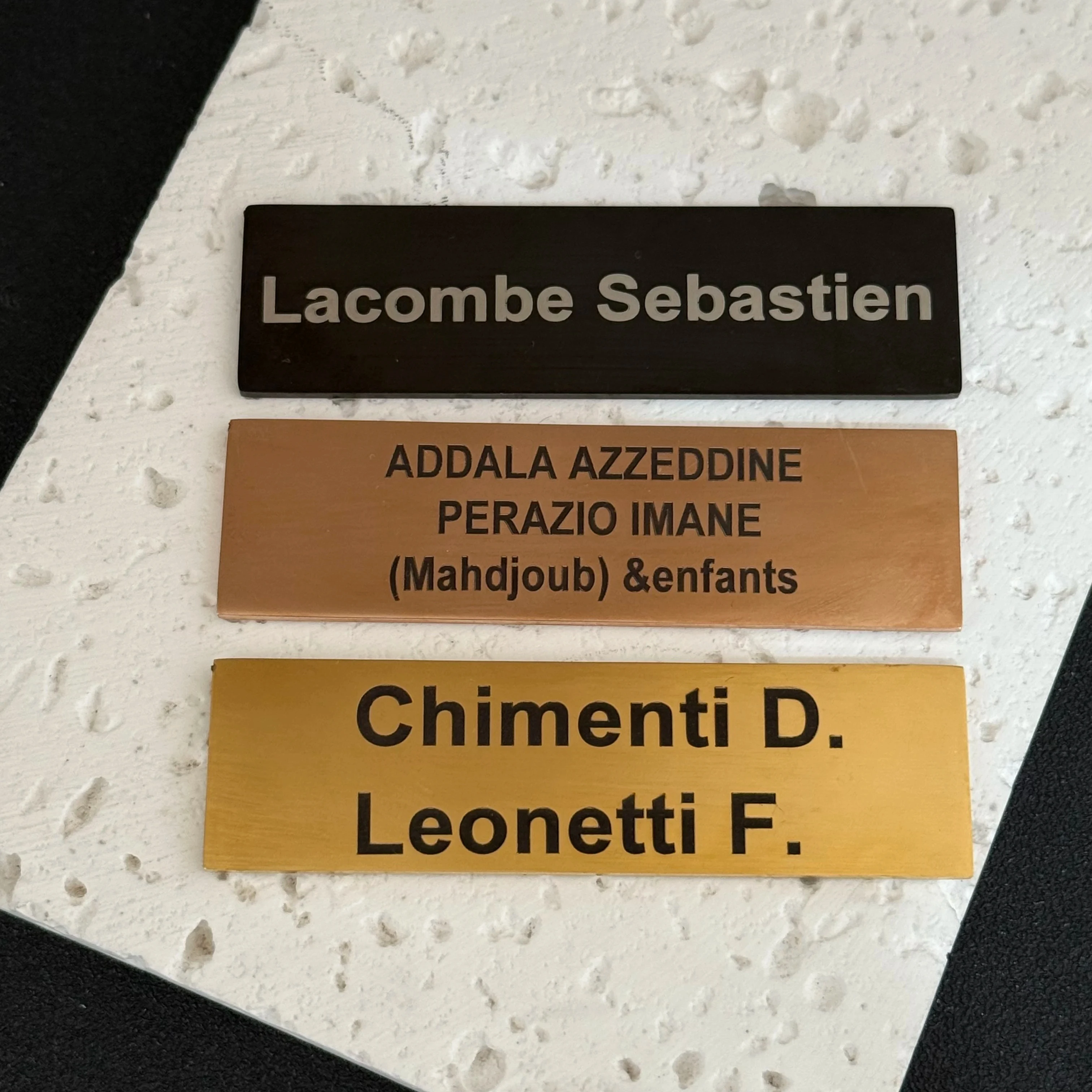 

Stainless Steel Email Address Label Size 70×20mm Customized Brooch Personalize Name Text Adhesive Letterbox Sign Plaque Jewelry