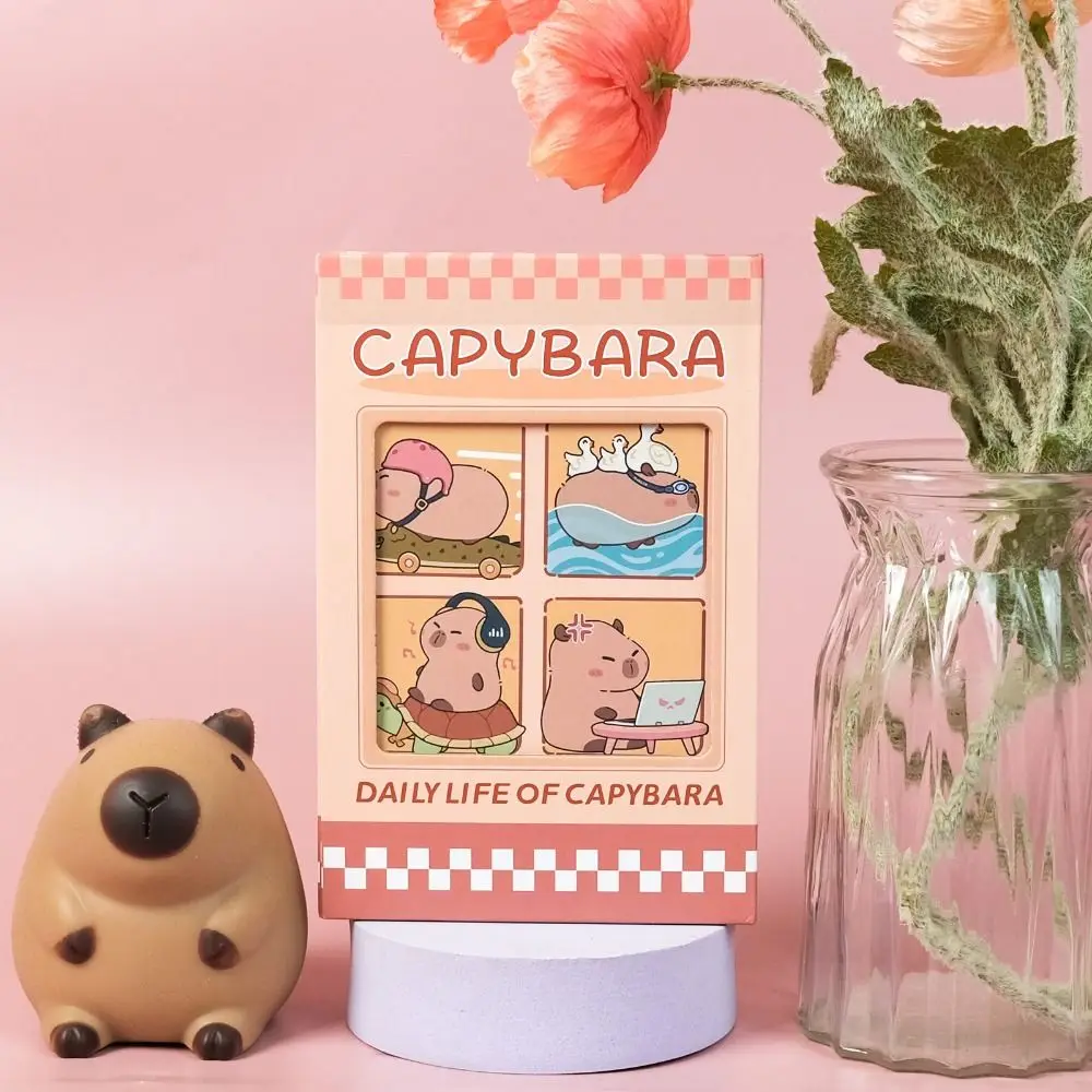 Gift Hand Ledger Capybara Notebook Stationery Exquisite Diary Book Cartoon Hardcover Notepad Student