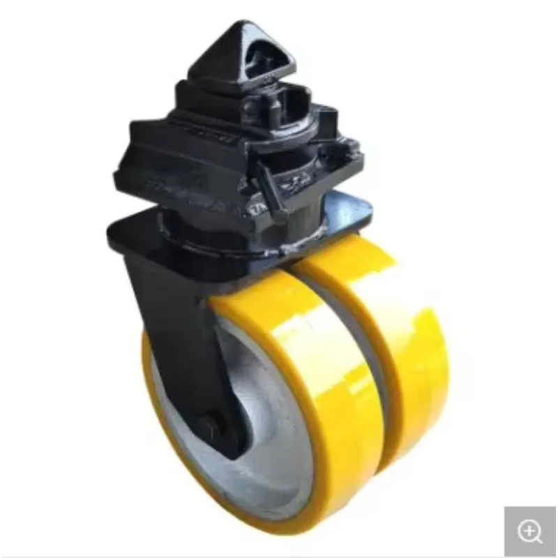 7200kgs - 8000kgs  Heavy Duty Shipping Container Tyre Castor Moving  Wheel with double