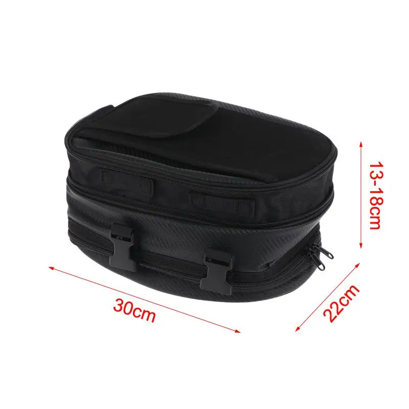 Quality Universal Motorcycle Racing Tail Bag; Waterproof Side Back Seat Luggage Boxes for Scooters