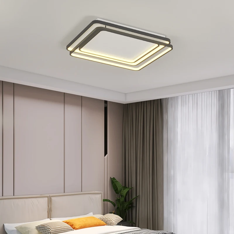 Living Room Ceiling Light Modern Simple Atmospheric Lamp New Ultra-thin LED Bedroom Ceiling Lamp Rectangular Household Lighting image 6