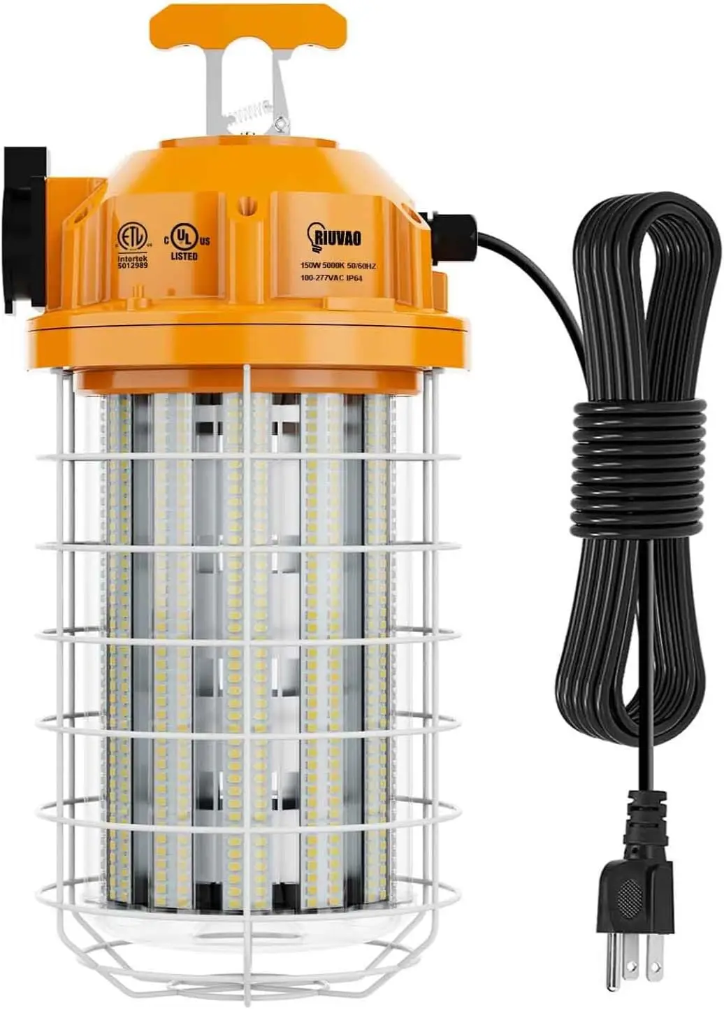 

150W LED Work Light 24000 Lumens 5000K Daylight IP64 Waterproof for Construction Jobsite Workshop