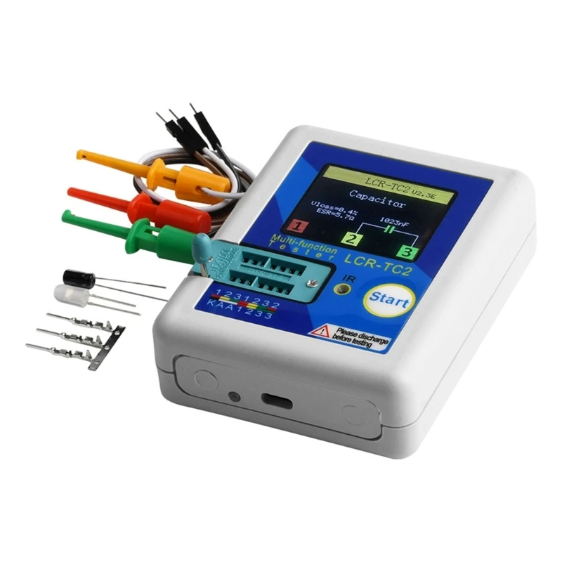 

ESRMeter Тестер транзисторов Диод Триод Емкость SCR Тестер индуктивности