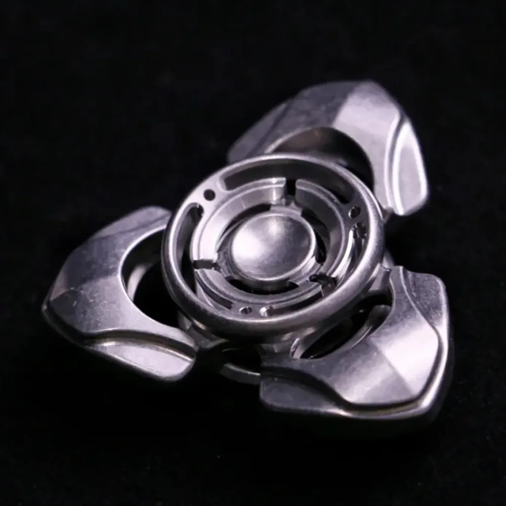 STABILNY Mini Spinner EDC Zabawka Antystresowa Dla Dorosłych, Stal Nierdzewna, Trójłopatkowy Spinner Antystresowy, Oryginalny Design
