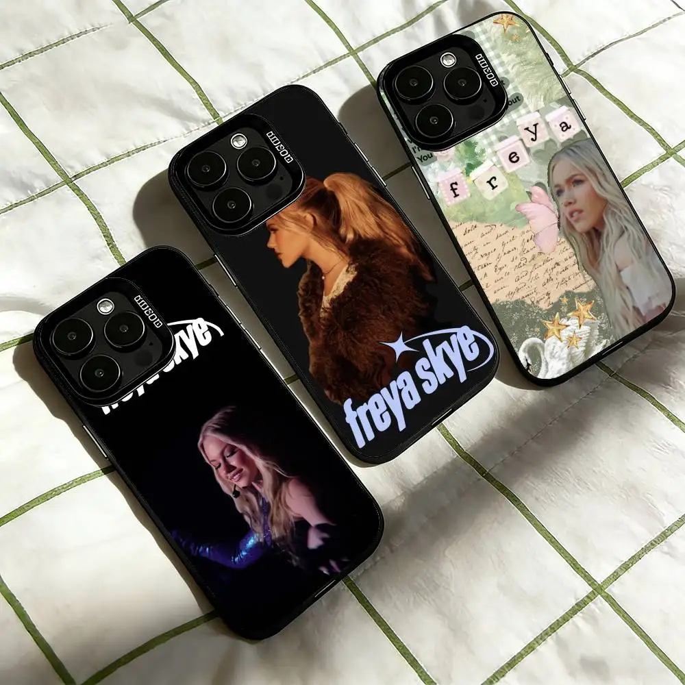 

Freya S-Skye Singer Phone Case For iPhone 17,16,15,14,13,12,11 Plus,Pro Max,XS,Colorful Silver Phone case Funda Cover
