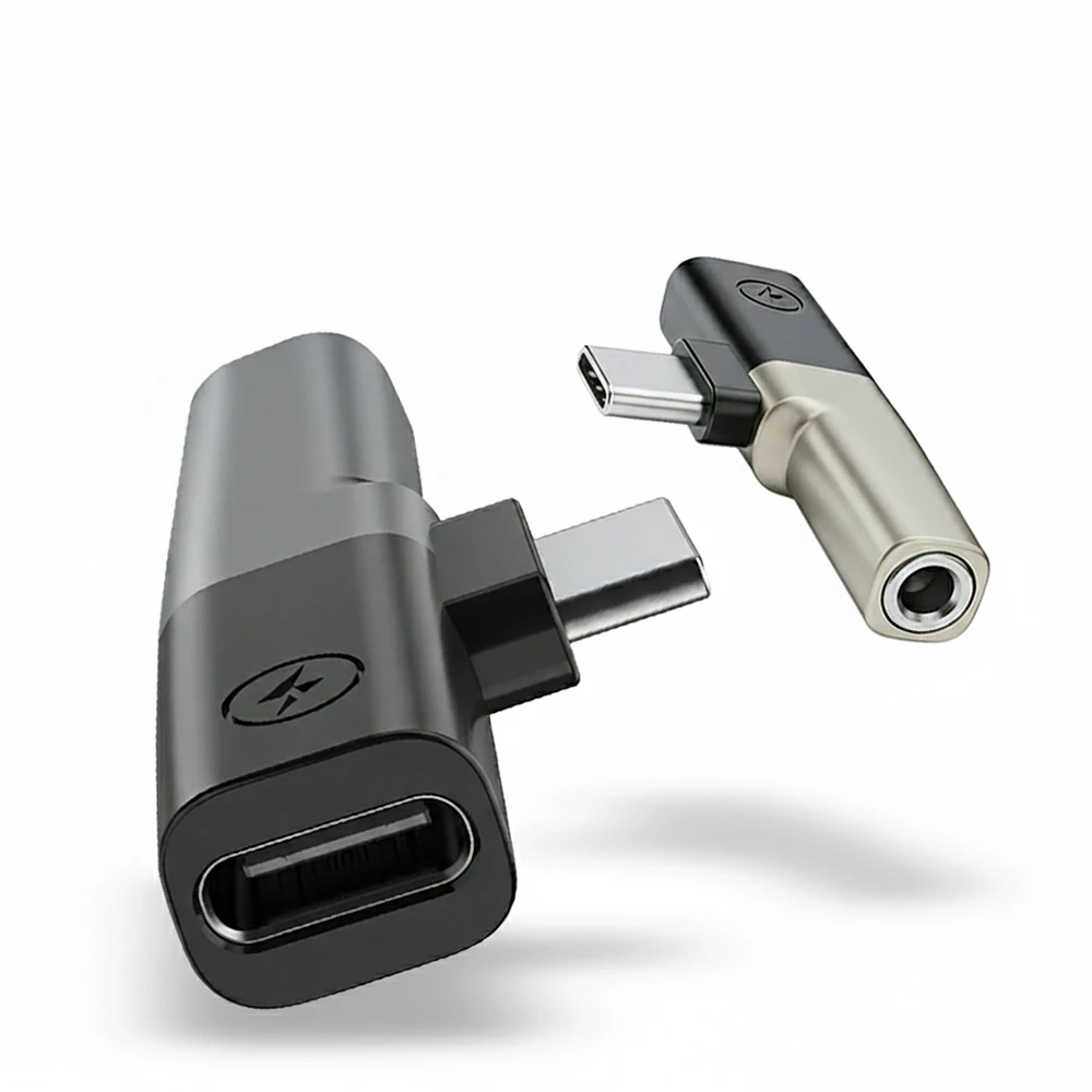 Adapter USB Typ C na Jack 3.5mm do słuchawek i ładowarki do Samsung Galaxy S25 S24 S23 Ultra, szybkie ładowanie, rozdzielacz z gniazdem audio Aux — zdjęcie produktu 7