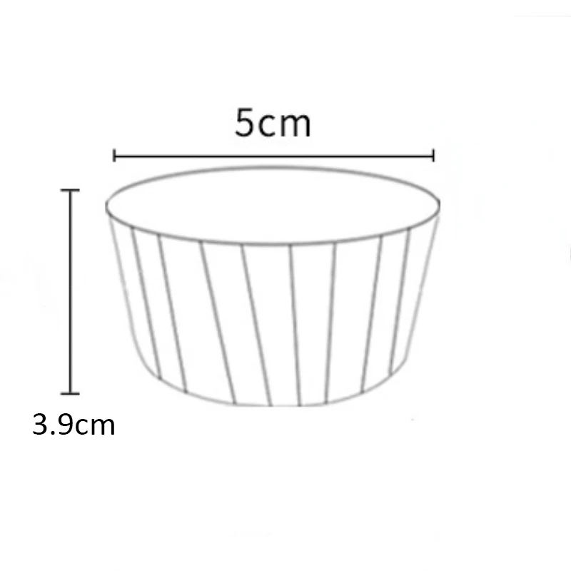 50pcs Cupcake Paper Cup Oilproof Cupcake Liner Baking Cup Tray Case Wedding Party Baking Supplies