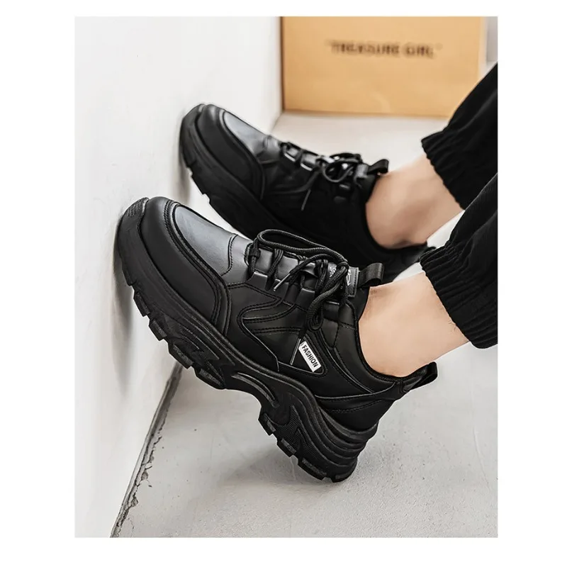 Fashion Mens Sneakers 2024 Autumn Outdoor Breathable Platform Shoes Korean Version All-match Mens Casual Shoe Zapatillas Hombre