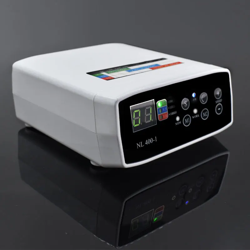 Dental Electric motor with LED Internal Water Spray Brushless Micromotor Compatible E Type Fiber Optic Handpiece for Dental Lab