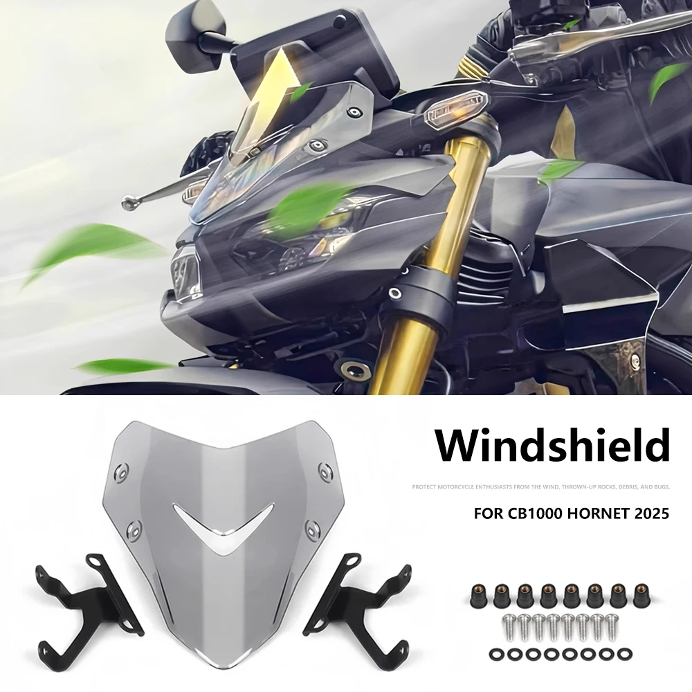 

For Honda CB1000 CB 1000 Hornet SP 2025-UP Windshield Windscreen Cover Motorcycle Meter Visor Wind Screen Deflector Protector