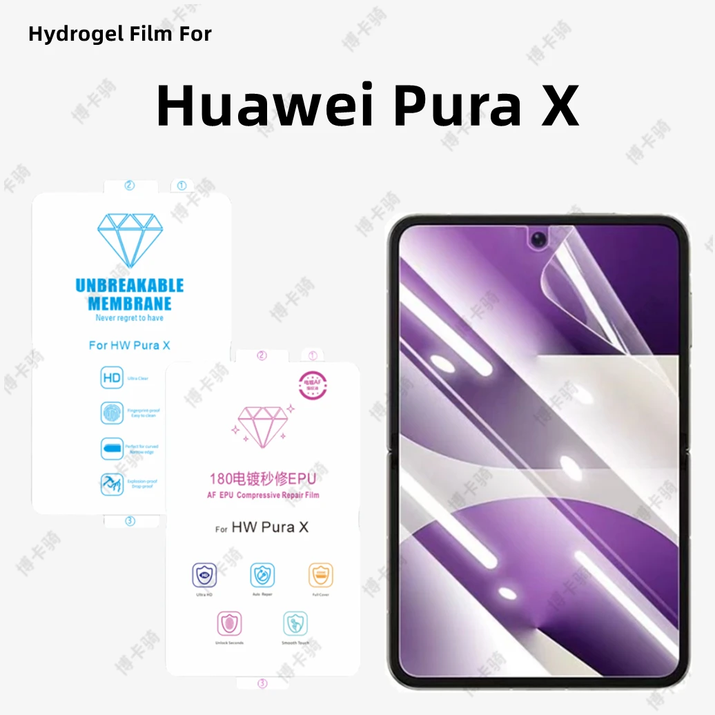 HD Screen Protector Für Huawei Pura X HD EPU Reparatur Hydrogel Film Für Huawei Pura X TPU Klar Schutz Film Volle Abdeckung