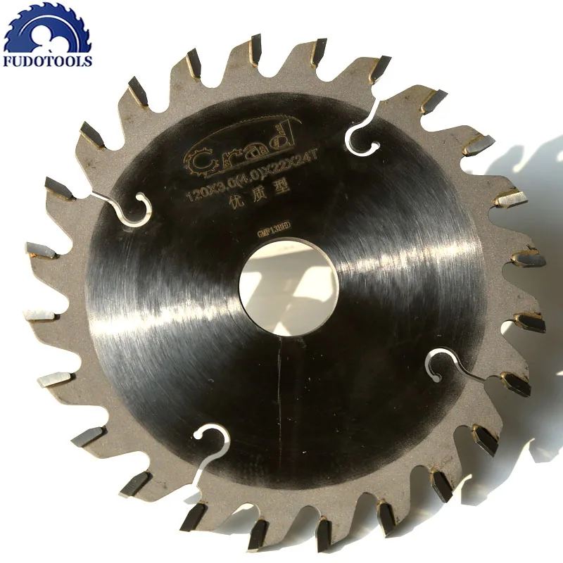 Free Shipping of Quality 120*3.0-4.0*22/20*24T TCT Scoring Blade Origial High Density Tips for Scoring Aluminum Plate/Alunimun