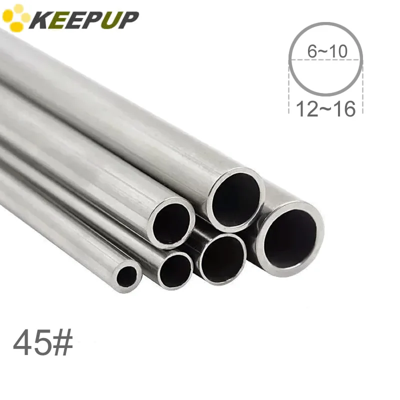 

45 # Труба из углеродистой стали Полая круглая трубка Гидравлический корпус Трубка небольшого калибра OD 12 14 15 16 мм WT 2,5 3 3,5 мм ID 6 8 9 10 мм