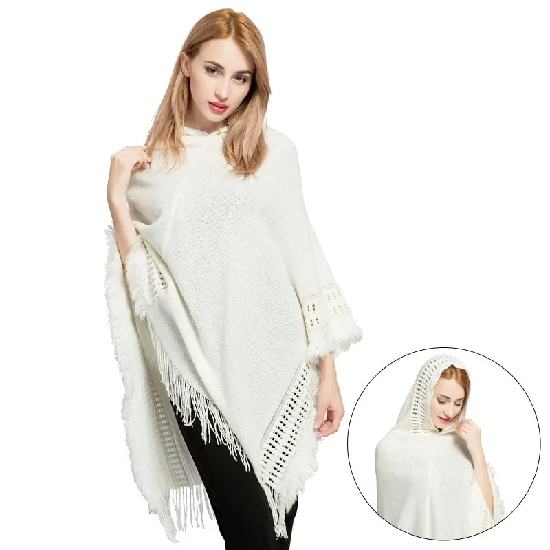 Fashion Winter  Ponchos and Capes for Women Oversized Shawls  Oversized Multifunction Shawls with Caps