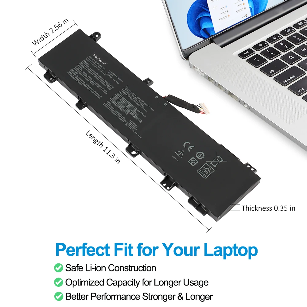 KingSener C41N1906 C41N1906-1 Laptop Battery For ASUS GX550LWS GX550LXS FA506QR FA506QM FA706IH FA706QR FX506HC FX506HM FX706H