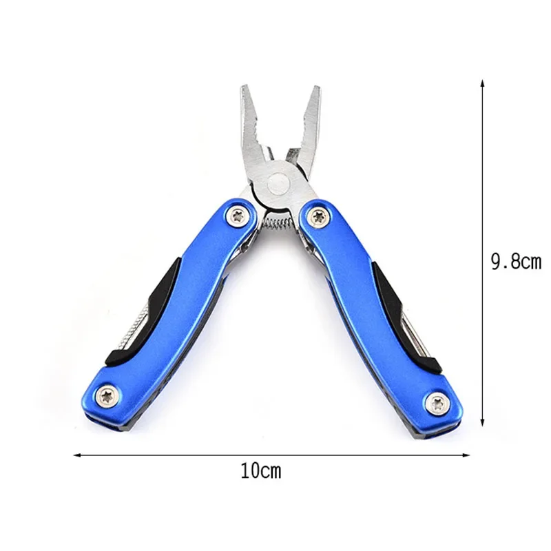 Outdoor Folding Multifunctional Tool Pliers Portable Survival Camping Combination Tool Multipurpose Multi Tool With Mini Knife