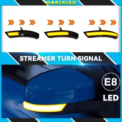 Smoked LED Dynamic Turn Signal Light Side Mirror Flashing Light For Ford Focus 2 MK2 Focus 3 MK3 3.5 For Mondeo MK4 EU