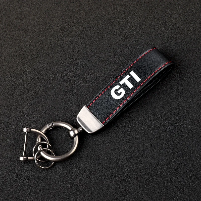 للجولف 4 5 6 7 8 MK4 MK5 MK6 MK7 MK8 GTI اكسسوارات السيارات الجلود سيارة المفاتيح حدوة الحصان مشبك مجوهرات