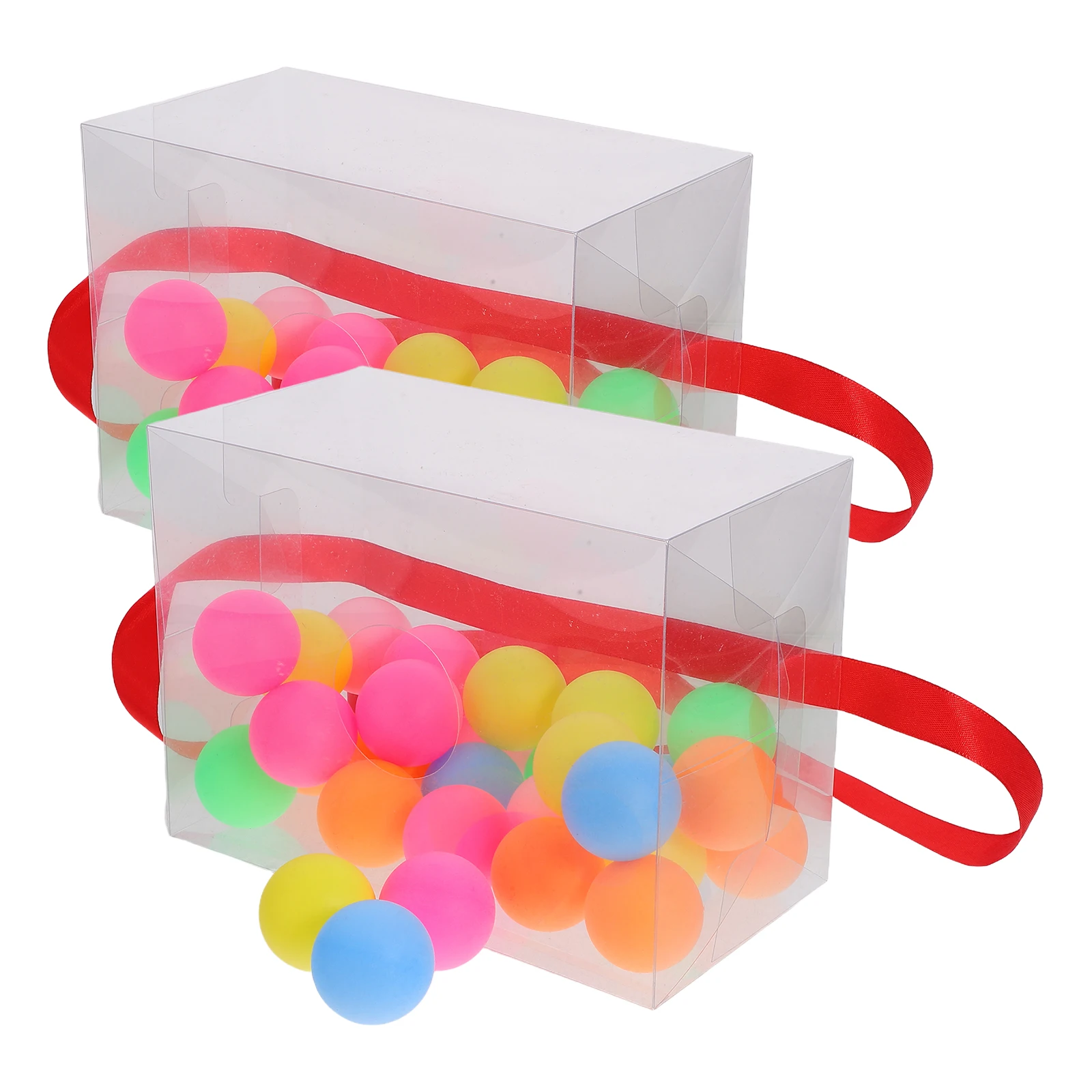 

2 set 2 Sets Shaking Table Tennis Box Funny Toning Props Enhance Strength Portable Party Games Weddings Birthdays Groups