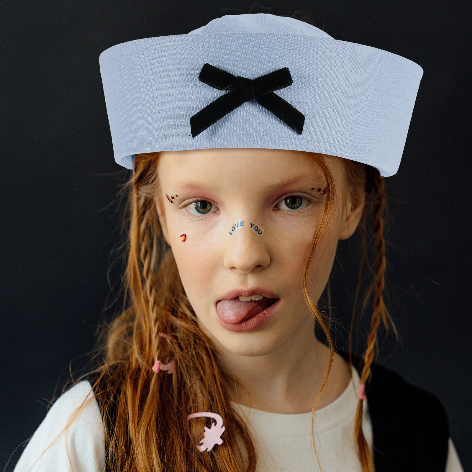 

Sailor Hat Women Navy Classic Color Bowknot Cute Sailor Cosplay Cap Party Costume Accessory Women Hats Boat Hat,