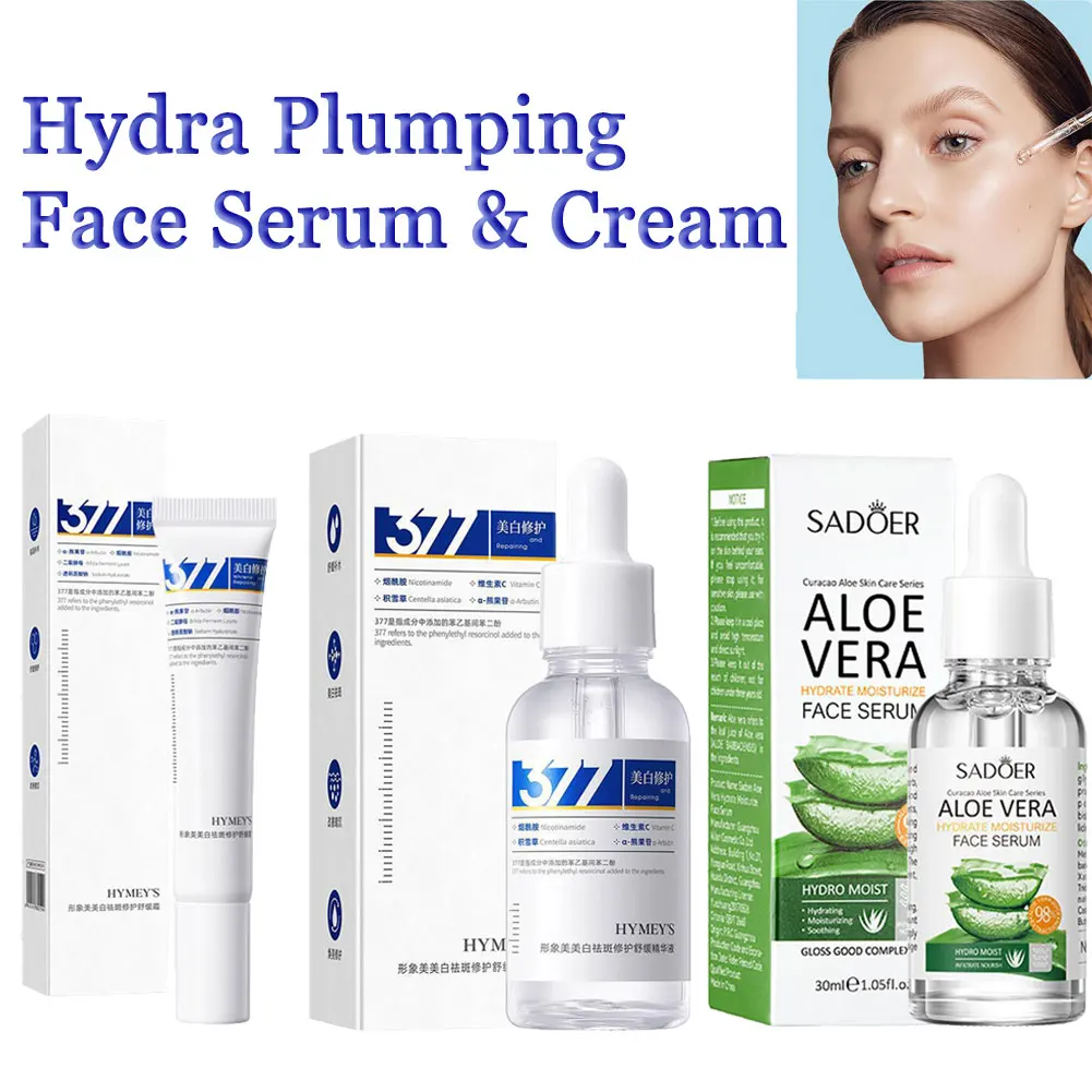 Sérum Facial Hidratante com Niacinamida, α-Arbutin, Vitamina C e Centella Asiatica, Hidrata, Reduz Linhas Finas, Cuidados com a Pele