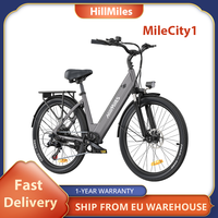 HillMiles MileCity1 Electric Bike, 250W Motor, 36V 13AH Battery, 26\