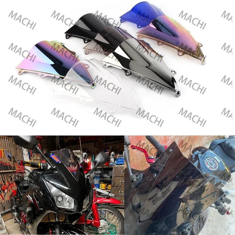 

Motorcycle Wind Deflector For Honda CBR300R 2014-2019 Double Bubble Windshield Deflector Protector Wind Screen 15 16 17 18