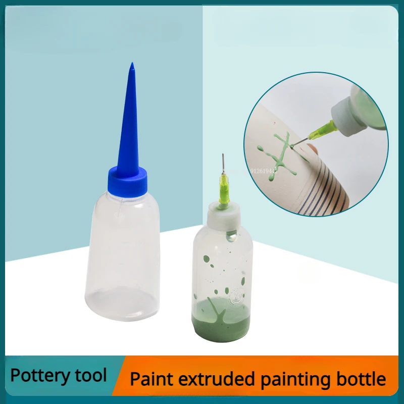 Ceramic Glaze Extrusion  Bottle Extrusion Mud Dot Mud  Line Tool DIY Creative Decorative Ceramic Painting Decorative Tool