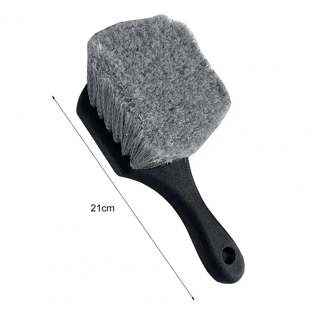 Stable Wheel Detailing Brush Portable Wheel Washing Brush Harmless Practical Tire Rim Cleaning Brush  Convenient