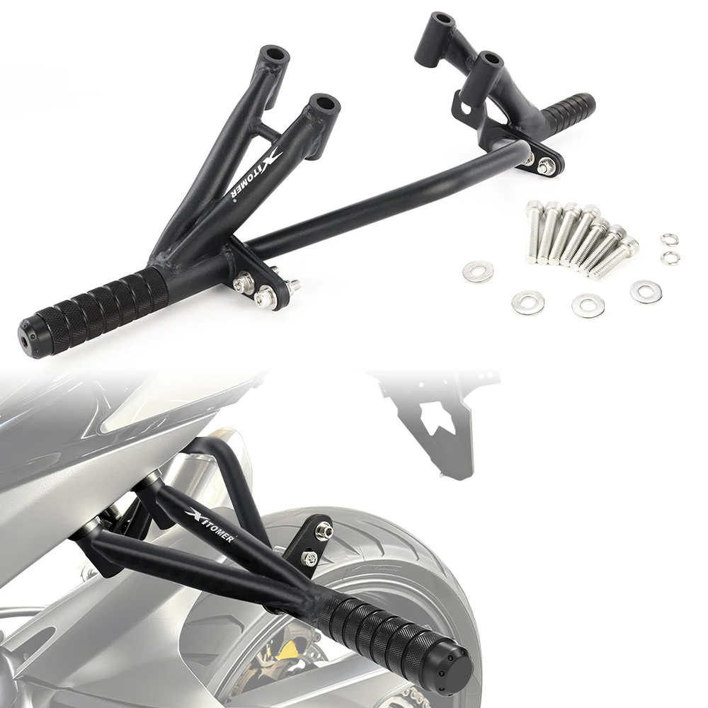 

Fit For Suzuki GSX-R 600 GSX-R 750 2006-2025 Motorcycle Rear Footrests Subcage Peg Support Stunt Step Plate Stunt Protection