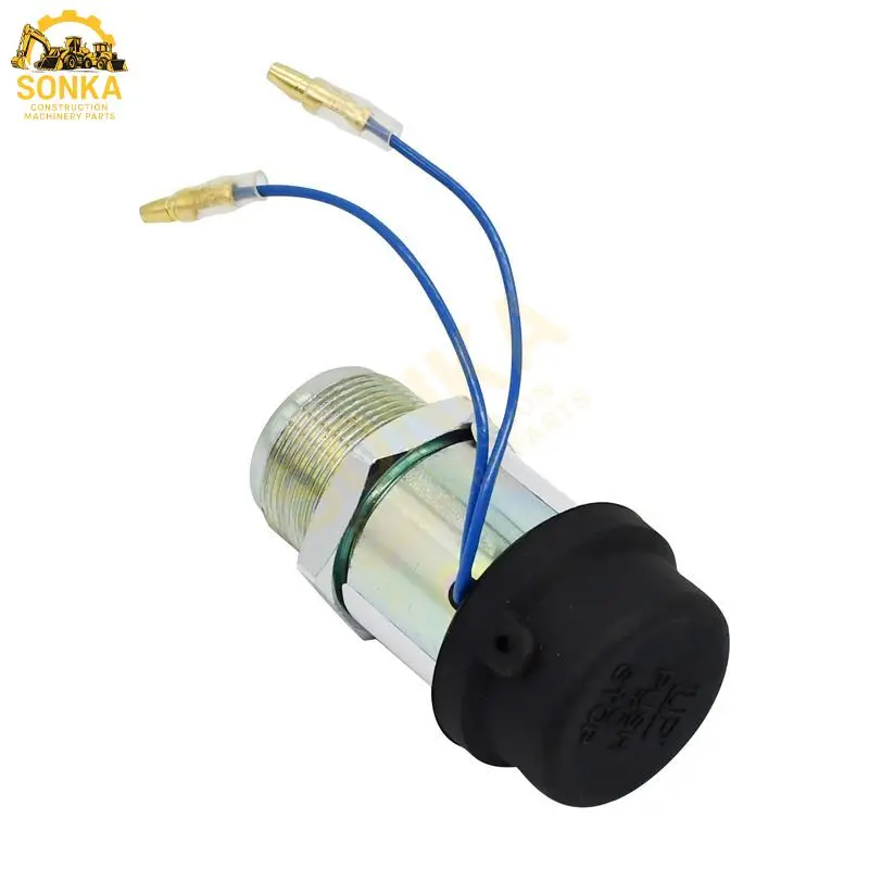 195-8411 1958411 جديد 12 فولت الملف اللولبي لإغلاق الوقود لحفارة كاتربيلر الهيدروليكية الصغيرة 303 304 305 305CR 304CR 303CR 302.5C