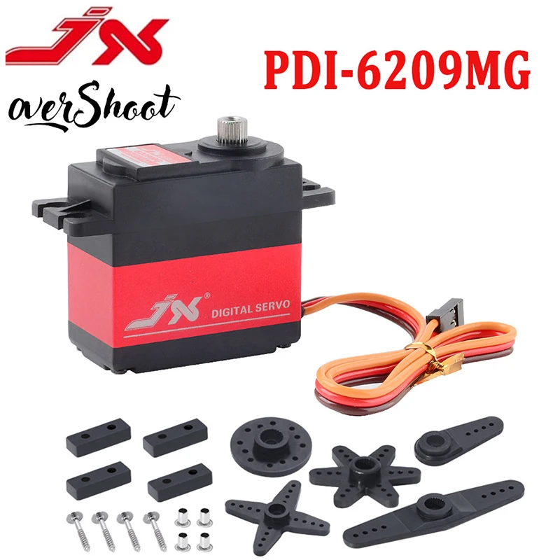 JX Servo PDI-6209MG 9KG High Precision Metal Gear Digital Standard For 1/10 RC Car Airplane