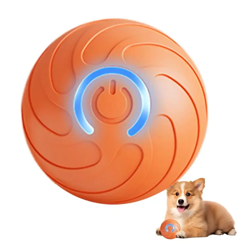 Interactive Dog Ball Toy Pet Puppy Rechargeable Moving Ball Pet Supplies Electronic Dog Toy Ball For Playing Grasping Training