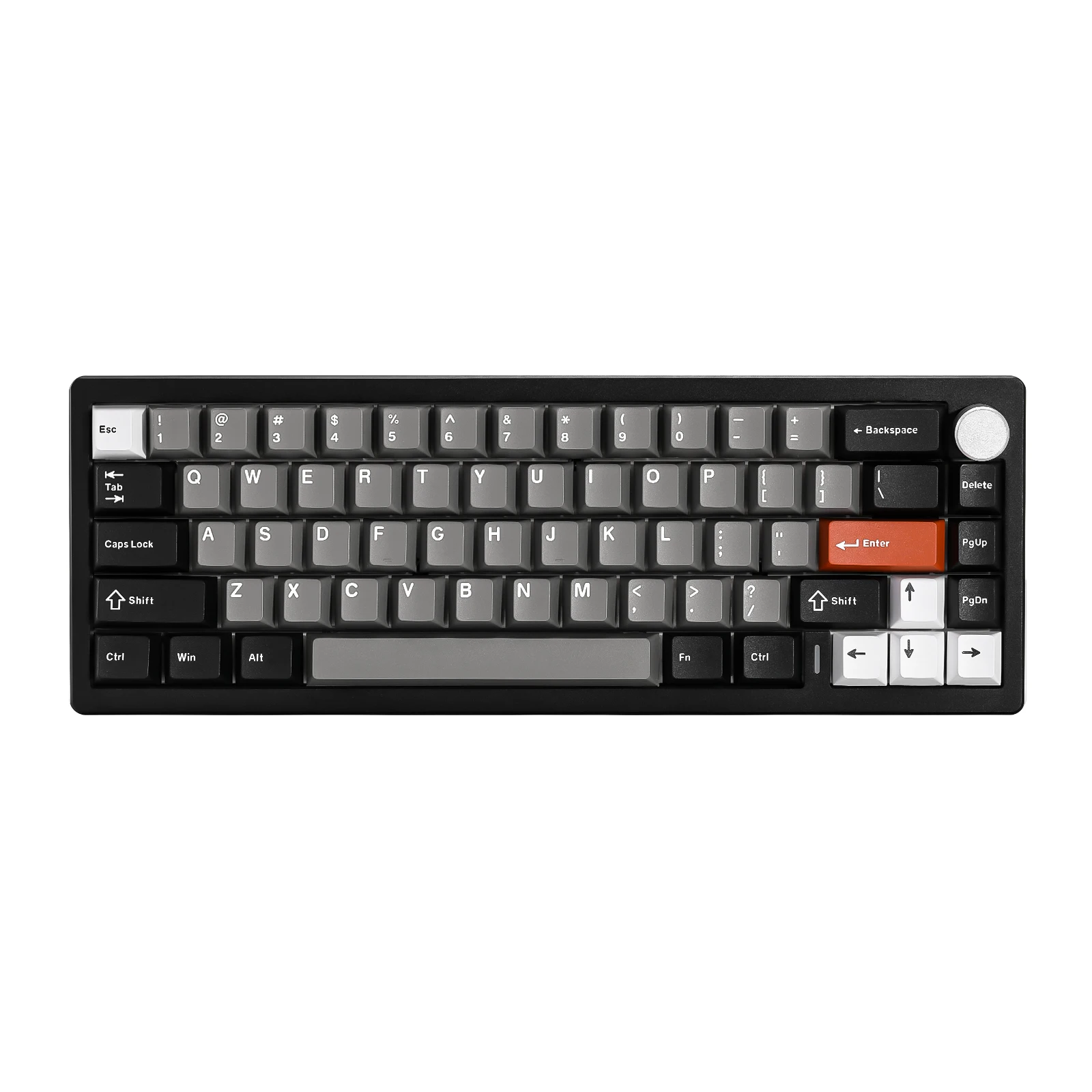 YUNZII AL68 ブラック QMK/VIA カスタムメカニカルキーボード 