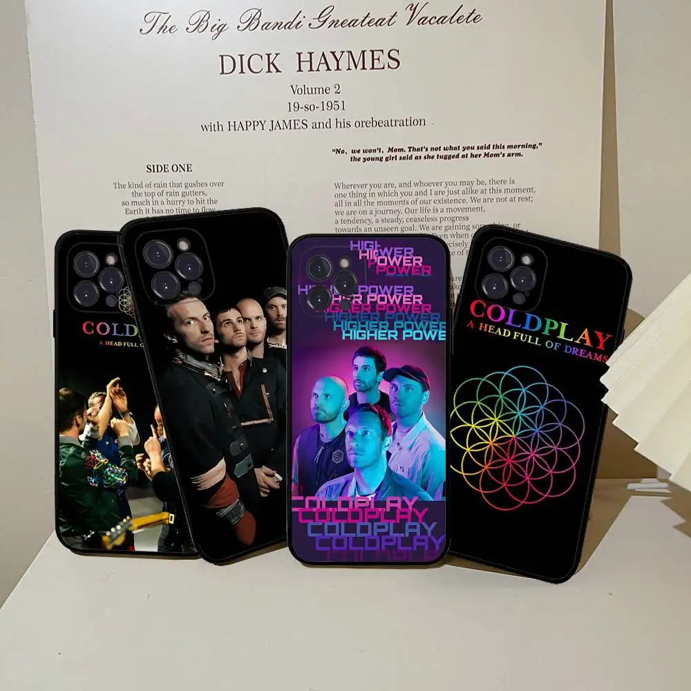 Популярные противоударные мягкие чехлы для телефонов с изображением рок-группы Coldplay для iPhone 17, 16, 15, 14, 13, 12, 11 Pro Max, 13, 17 Air