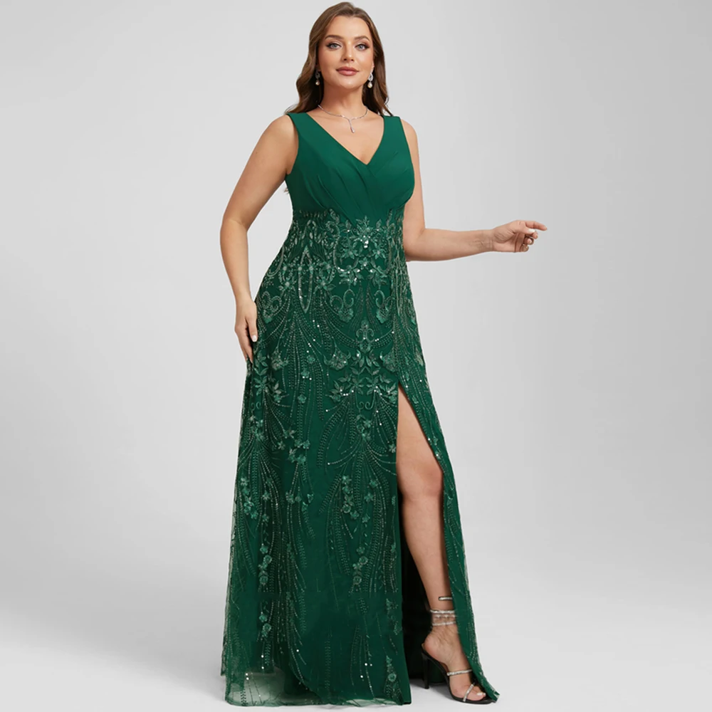 

Strapless Mother of the Bride Dresses Exquisite Side Slit Wedding Guest Gowns Chiffon Elegant Dress Women Wedding Party Summer