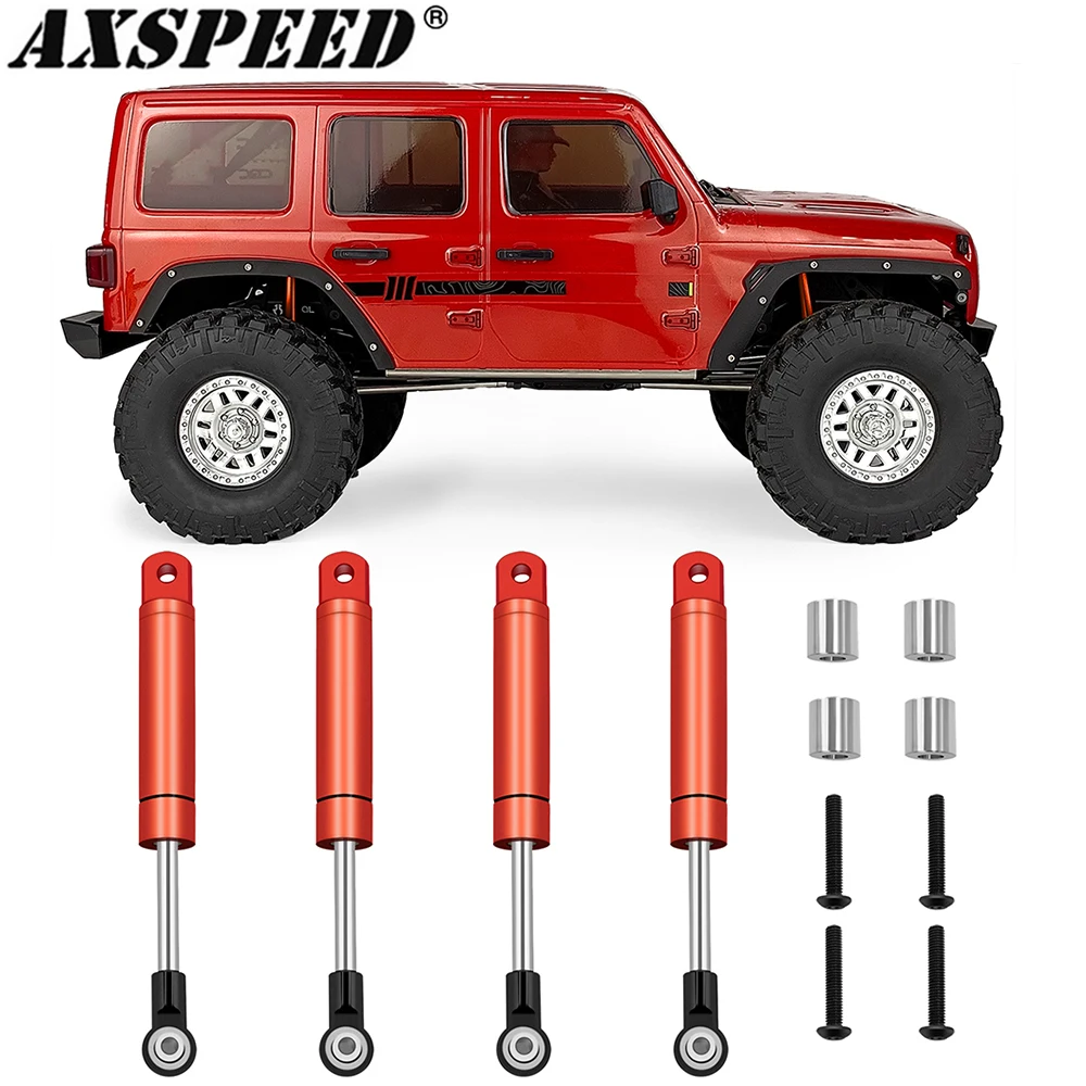 

AXSPEED 82MM Metal Shock Absorber Damper for 1/10 RC Crawler Car Axial SCX10 Series Upgrade Accessories