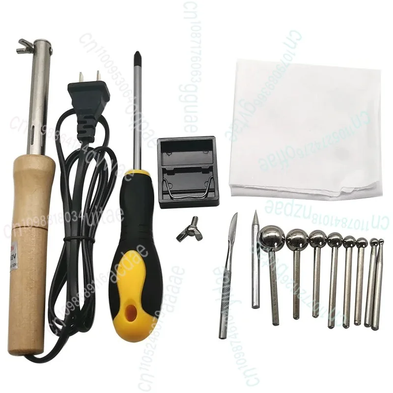 

DIY тканевый цветочный аппарат, искусственный цветок, электрическая гладильная машина, набор инструментов для изготовления искусственных цветов, лепестков, с 8 шт. головками