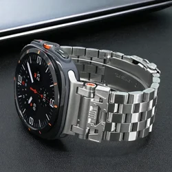 Luxury Stainless Steel Band for Samsung Galaxy Watch Ultra 47mm Men Strap Sports Bracelet for SAMSUNG ULTRA Metal No Gaps Correa