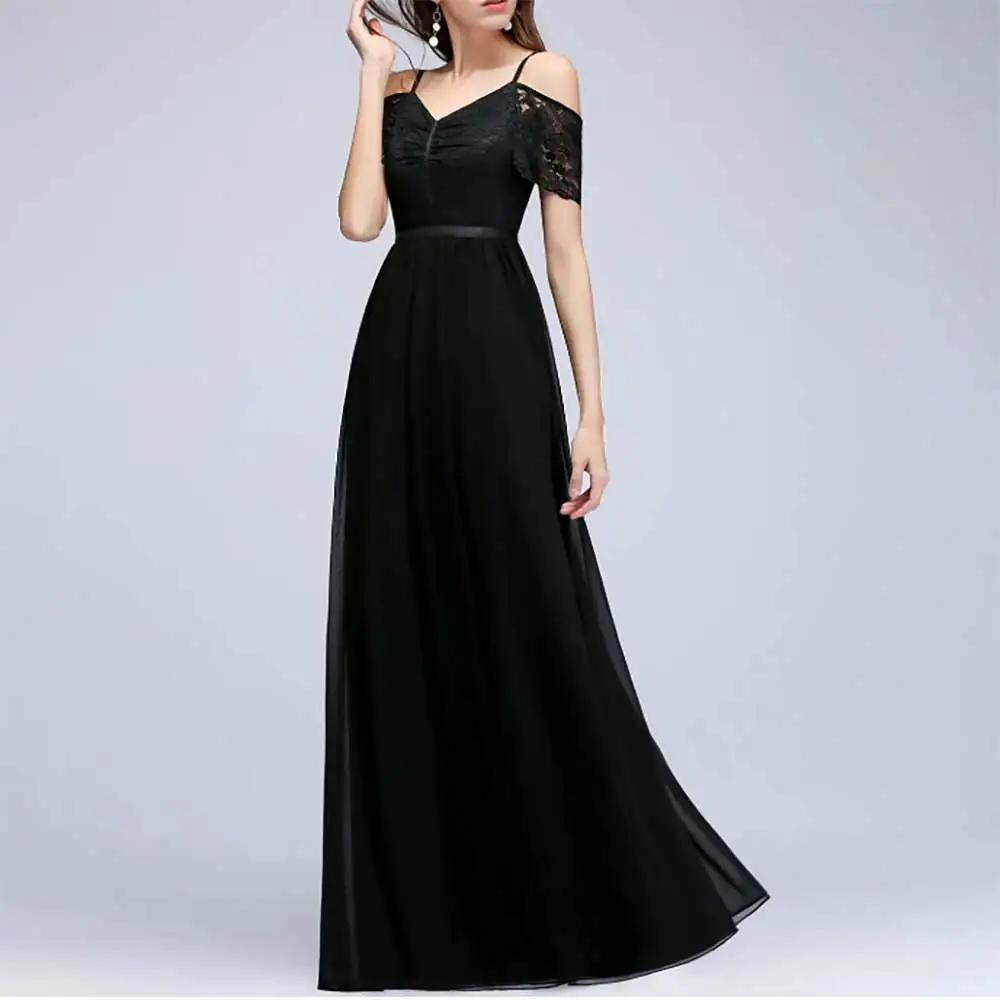 

Elegant Spaghetti Strap Sweetheart Neck Backless Evening Dress for Women Prom Dresses Bridesmaid's Dresses Cocktail Party Gowns