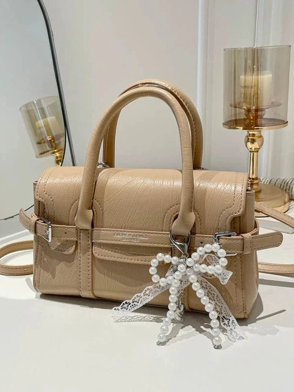 

Новая женская сумка-кроссбоди в корейском стиле, весна 2026: модная маленькая квадратная сумка, сумка через плечо, деловая сумка на плечо