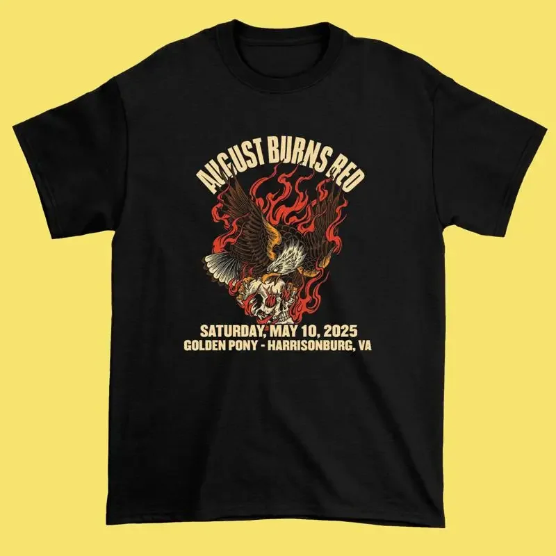 August Burns Red 2025 Tour Black All Size S 5Xl Fans T Shirt Hc271